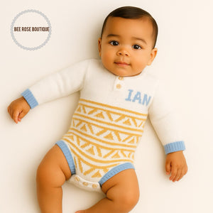 Tribal Custom Knit Onesie