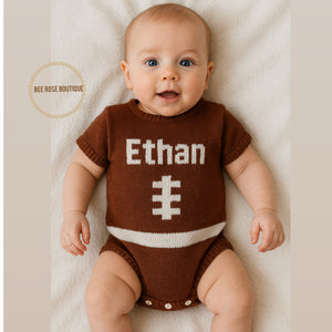 Custom Football Onesie