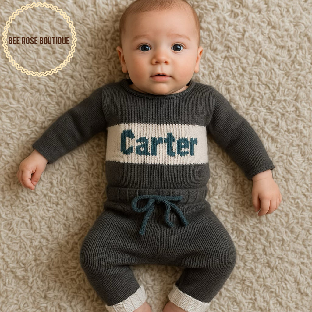Custom Knit Sweater & Pant set