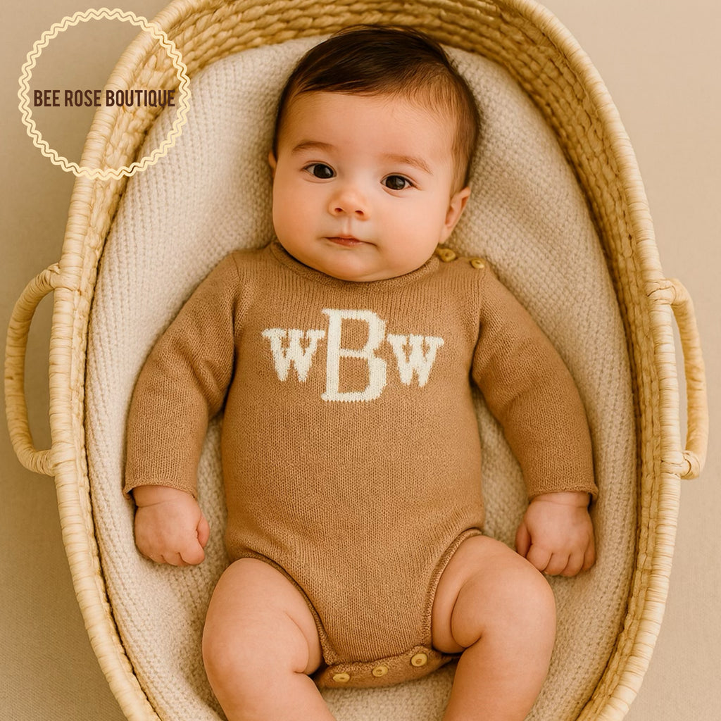 The Monogrammed Onesie