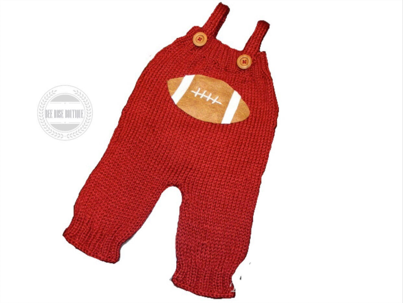 Knitted Football Romper