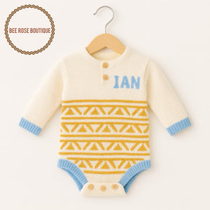 Tribal Custom Knit Onesie