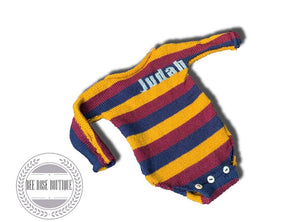 Custom Knit Onesie - Striped
