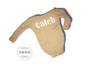 Custom Knit Onesie