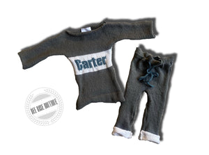Custom Knit Sweater & Pant set