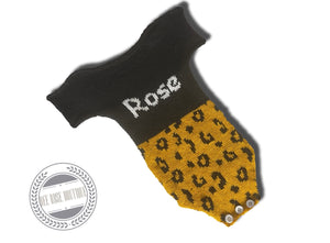 Custom Leopard Onesie