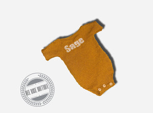 Custom Knit Onesie | Short Sleeves