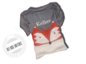 Custom Fox Knit Sweater