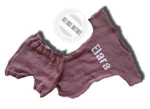 Girls Custom Knit Onesie & Shorts Set